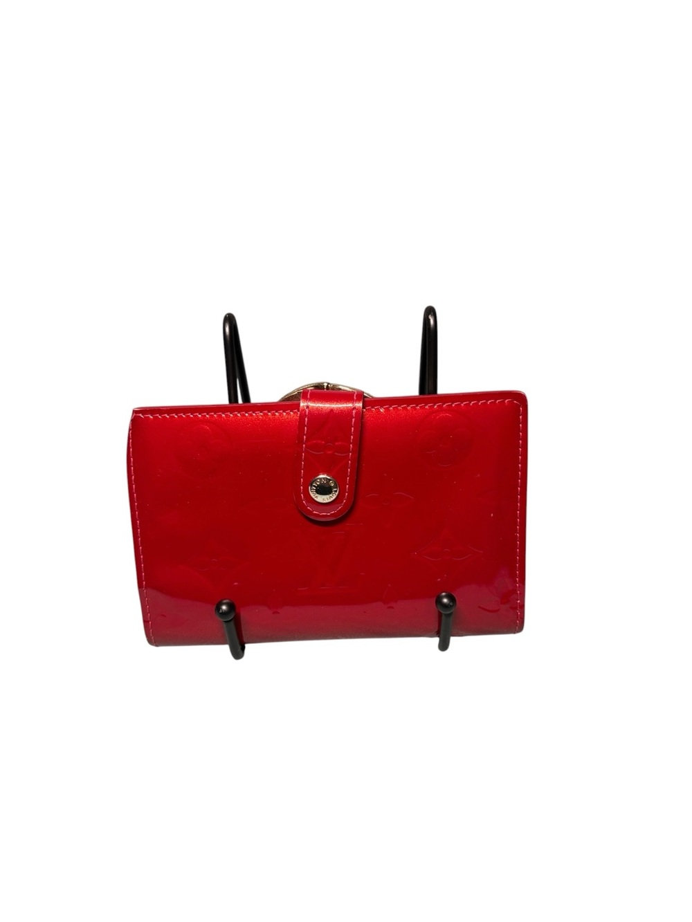 Louis Vuitton Vernis French Purse Wallet Pomme d'Amour Red M93528 - Picture 1 of 11